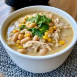 creamy crockpot white chicken chili