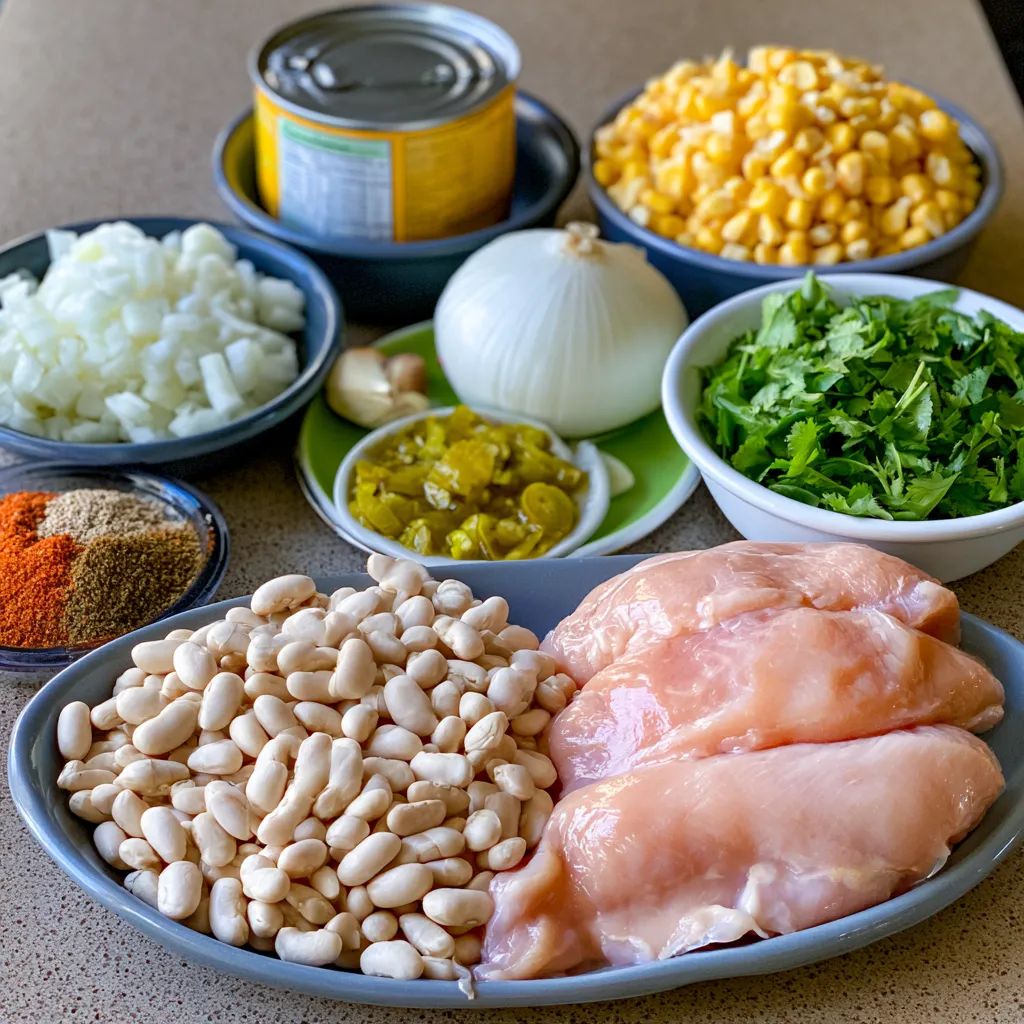 creamy crockpot white chicken chili