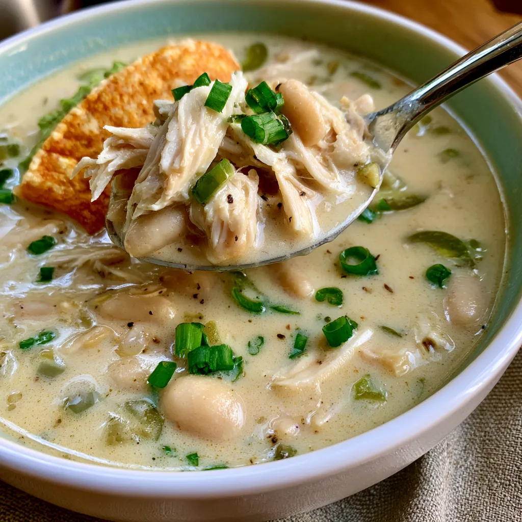 creamy white chicken enchilada soup