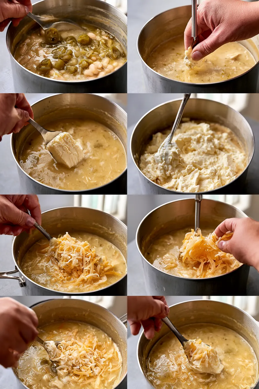 creamy white chicken enchilada soup