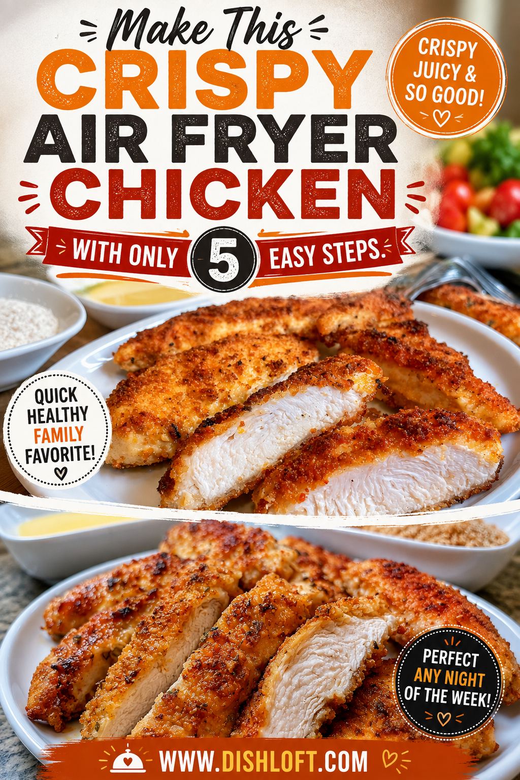 crispy air fryer chicken tenders