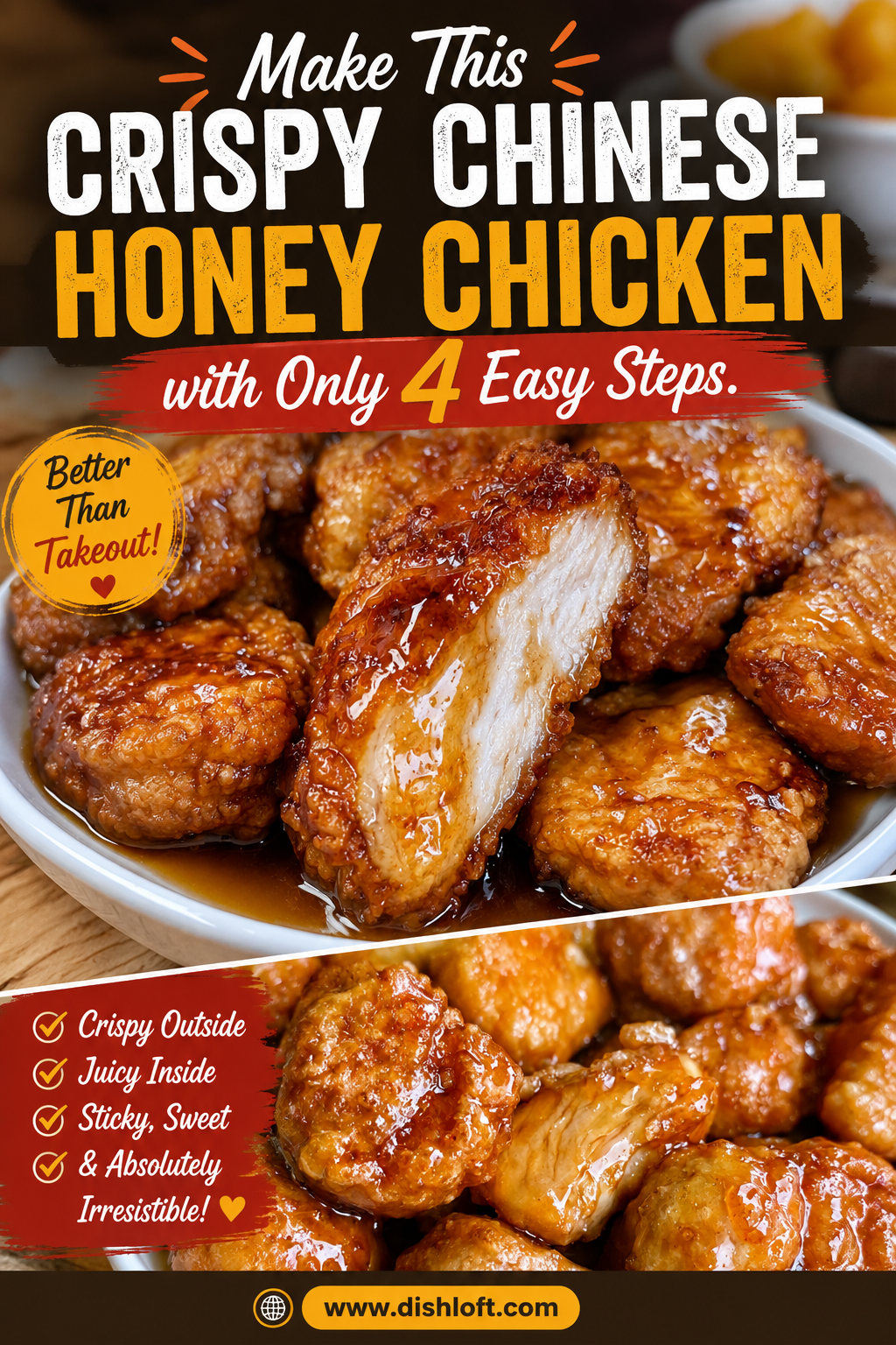 crispy chinese honey chicken