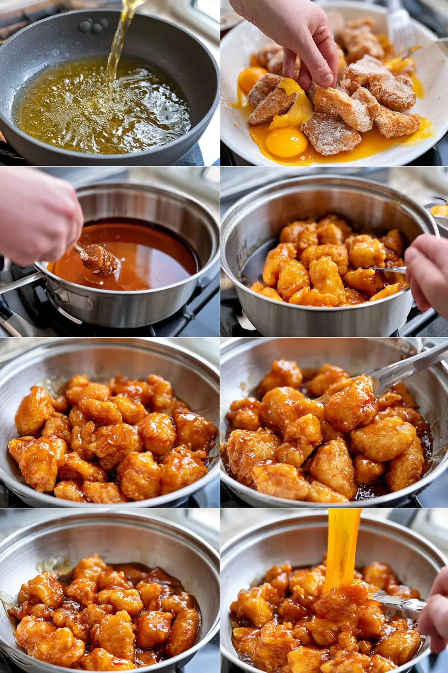 crispy chinese honey chicken