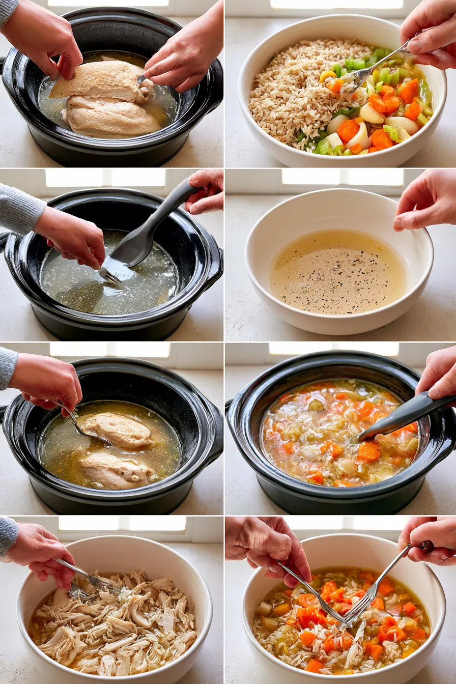 crock pot chicken and rice soup