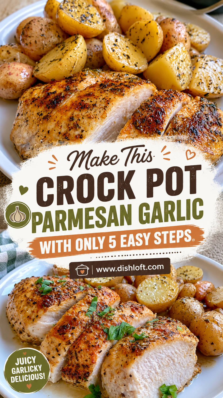 crock pot parmesan garlic chicken