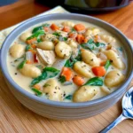 crockpot chicken gnocchi soup