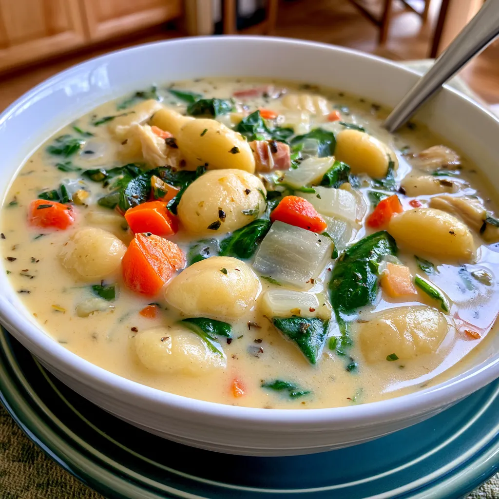crockpot chicken gnocchi soup