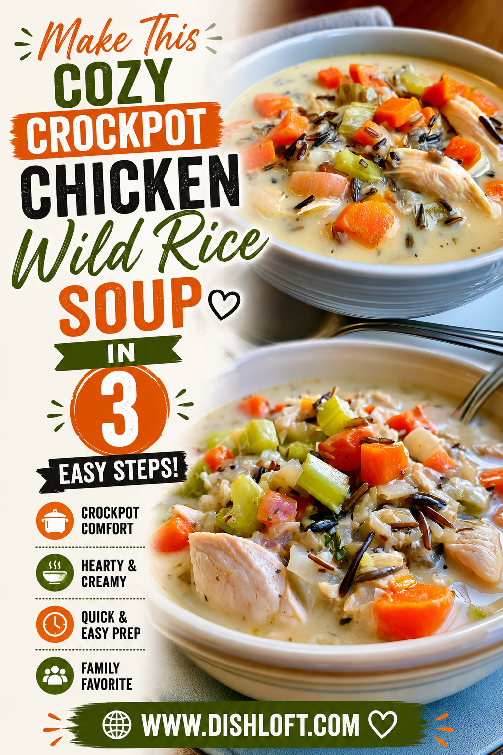 crockpot chicken wild rice soup