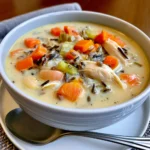 crockpot chicken wild rice soup