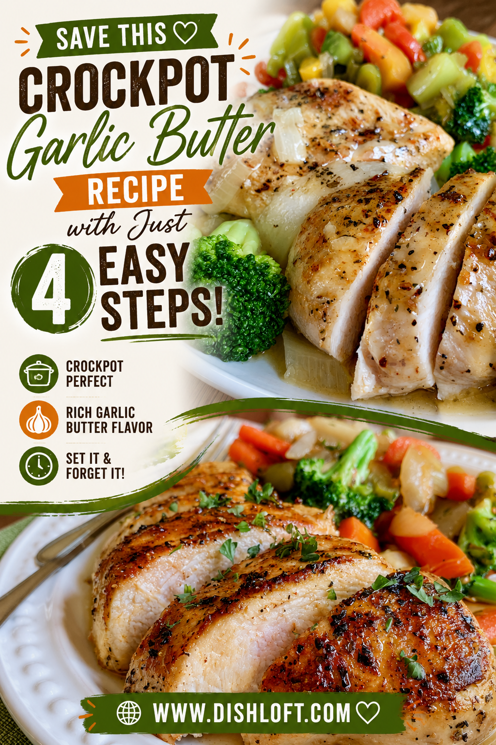 crockpot garlic butter chicken