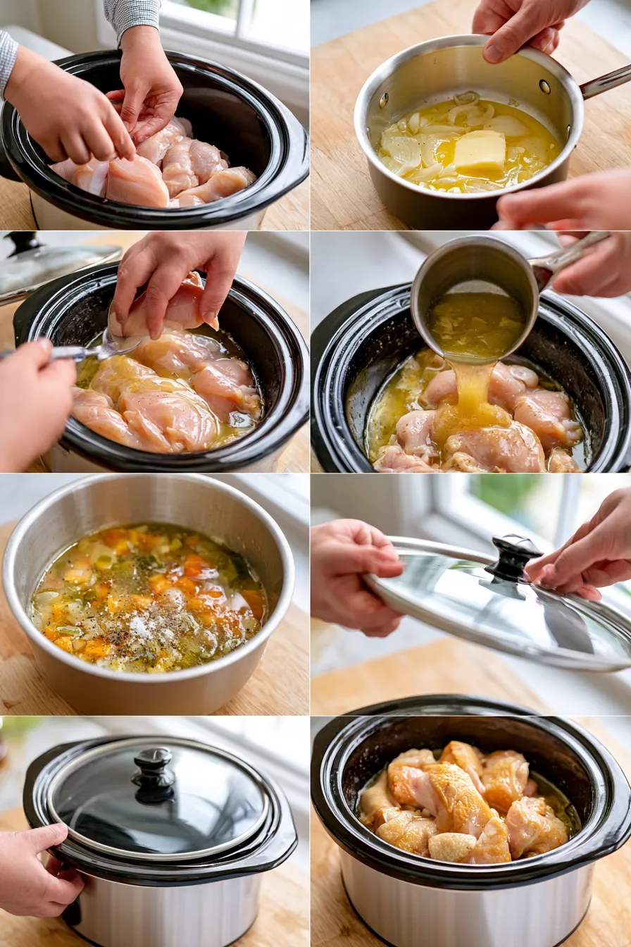 crockpot garlic butter chicken