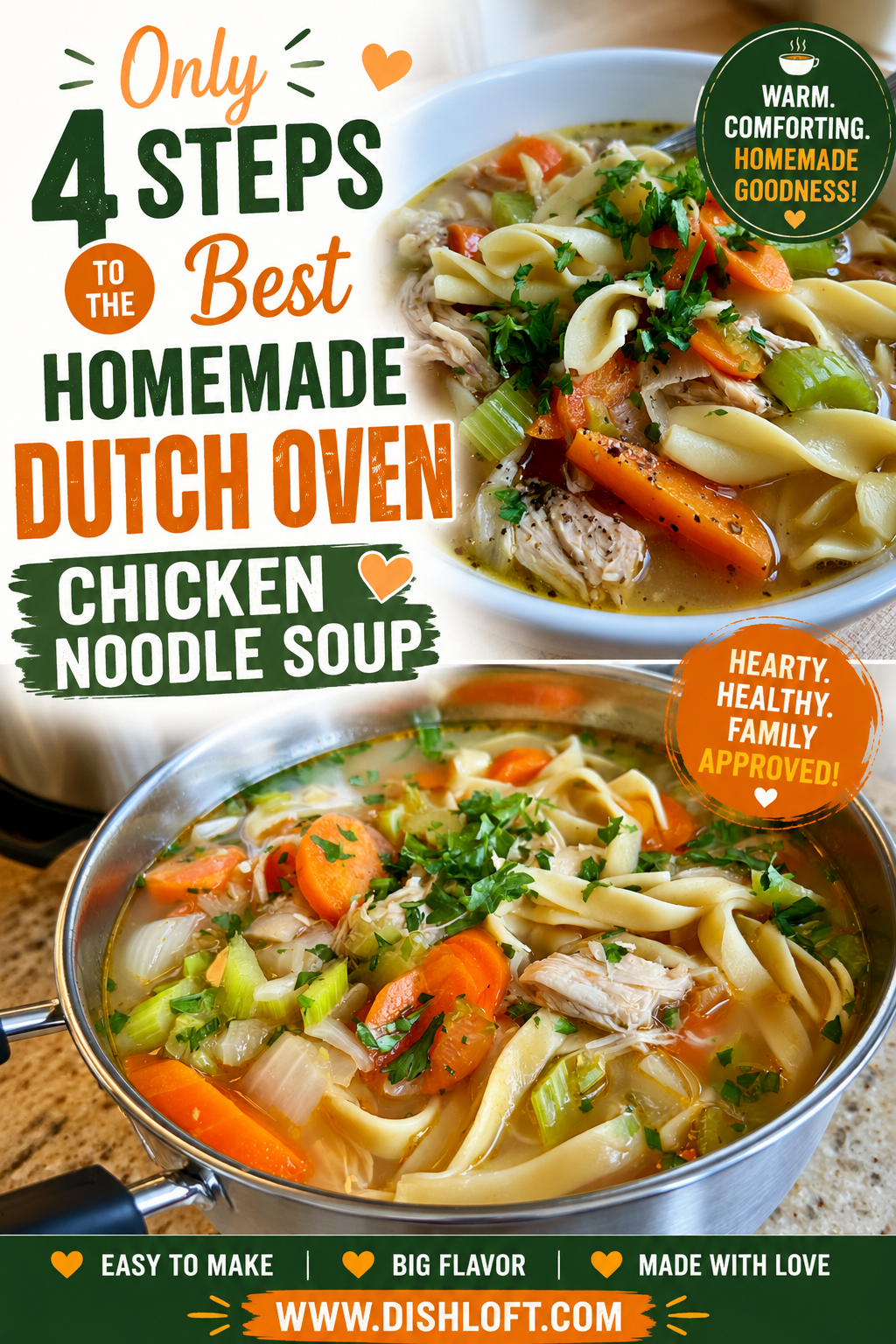 dutch oven chicken noodle soup