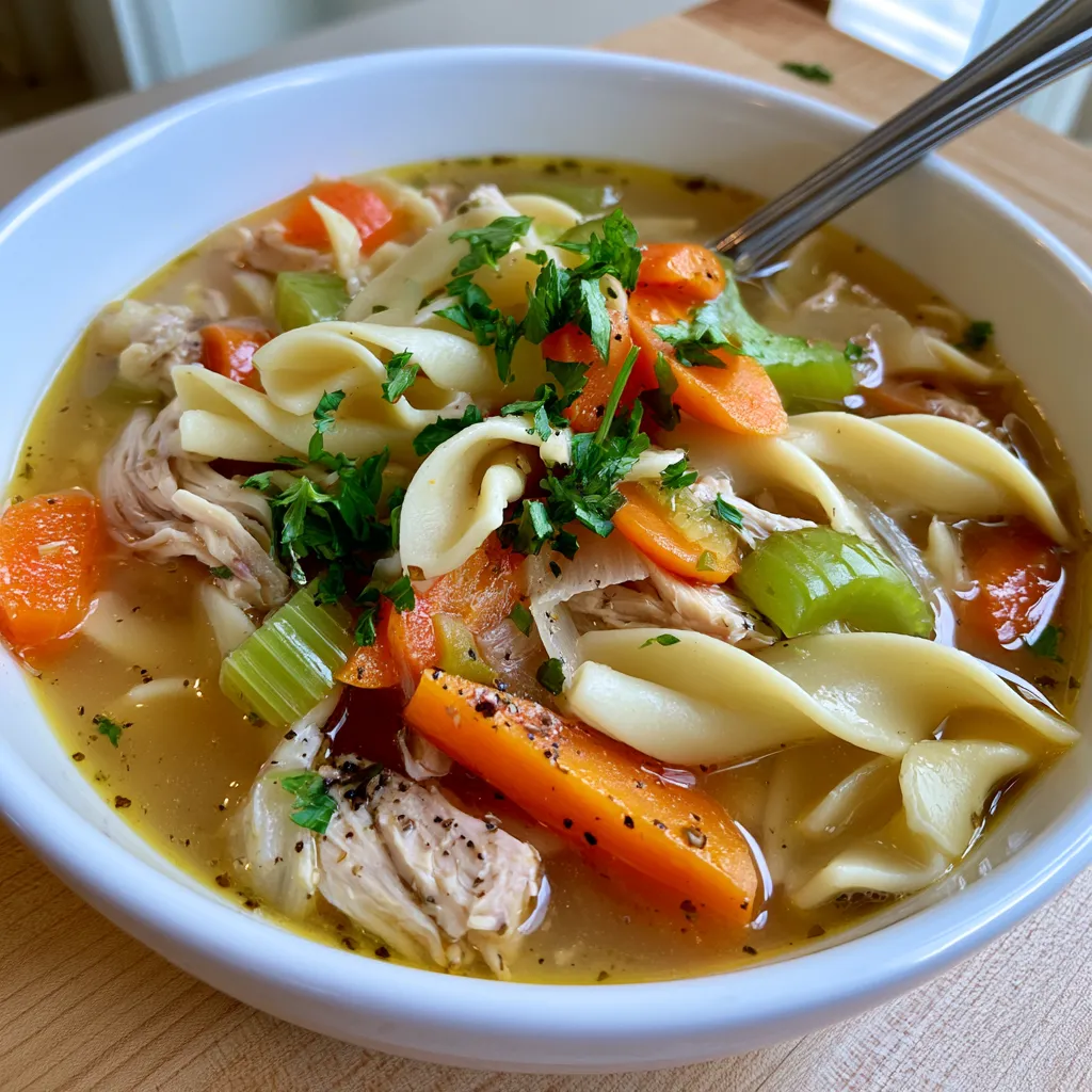 dutch oven chicken noodle soup