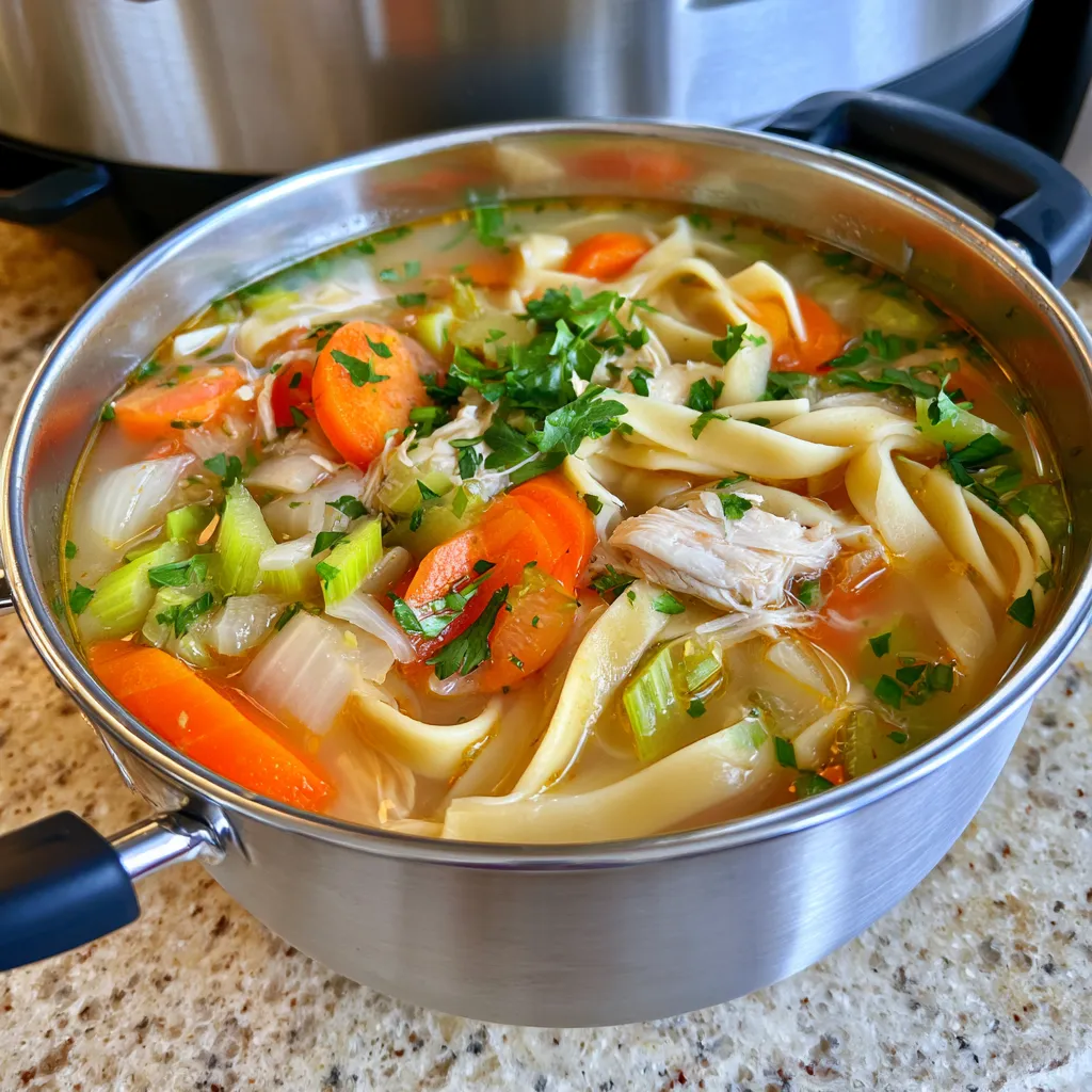 dutch oven chicken noodle soup