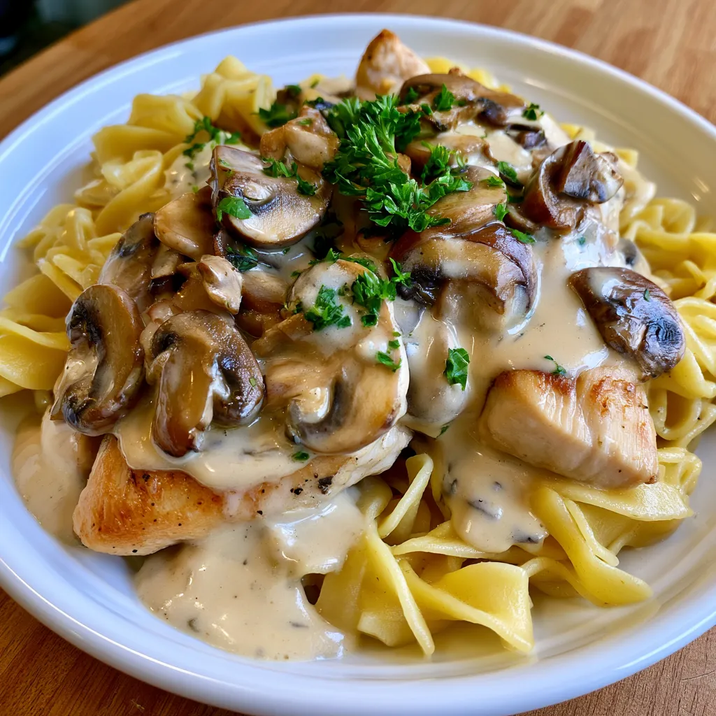 easy chicken stroganoff