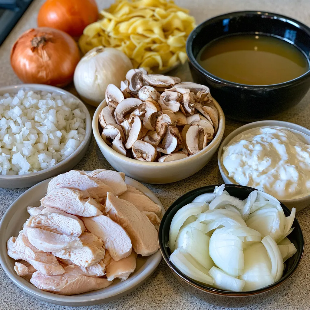 easy chicken stroganoff