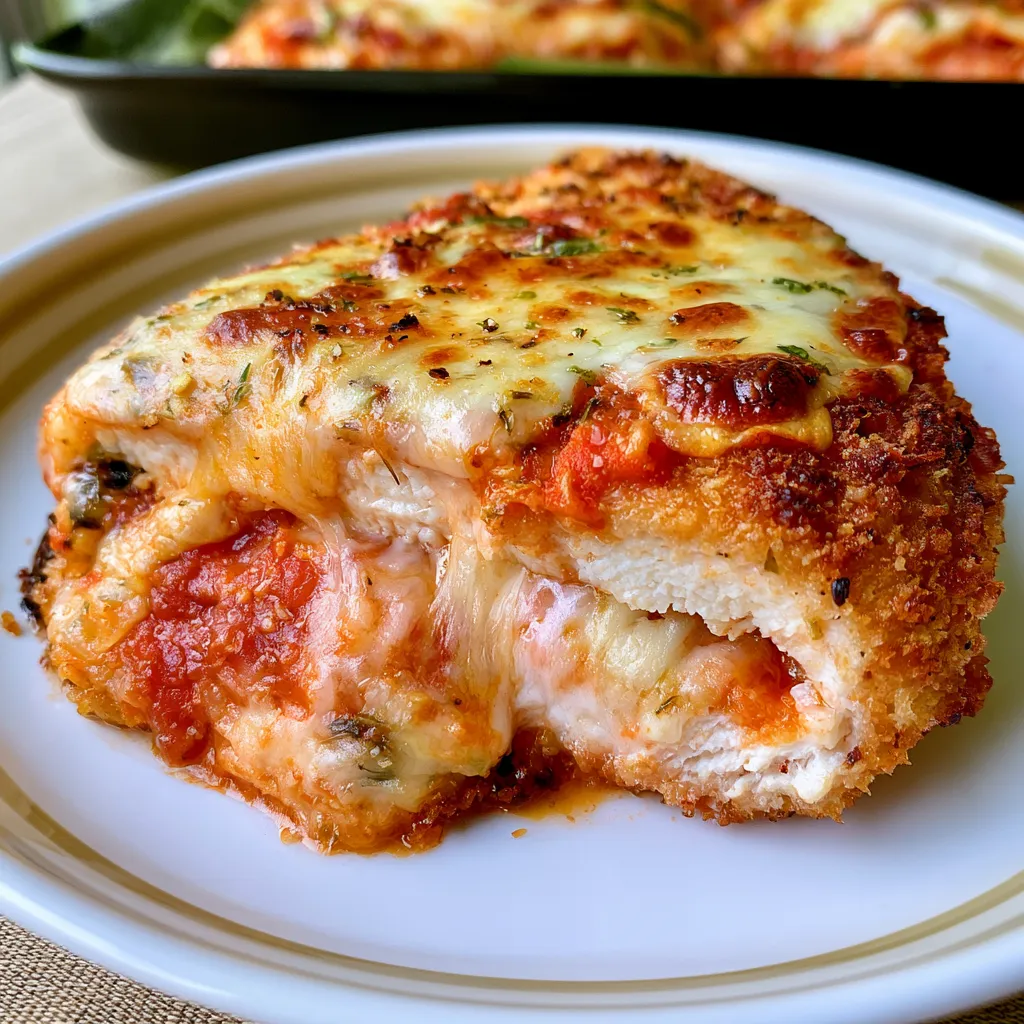 easy oven baked chicken parmesan