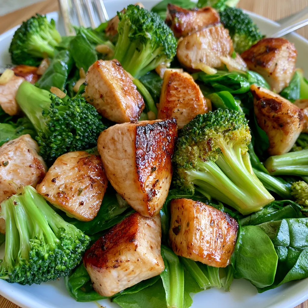 garlic chicken with broccoli