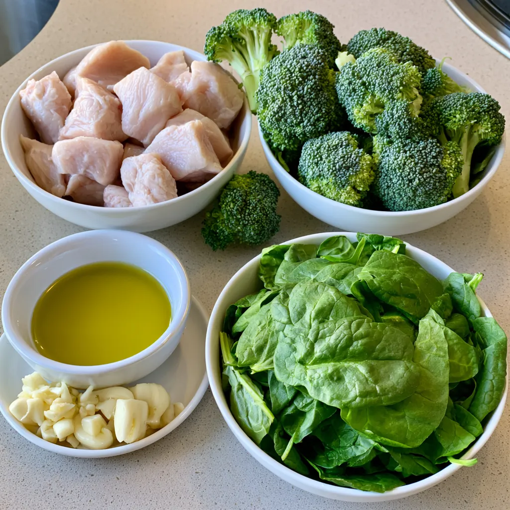 garlic chicken with broccoli