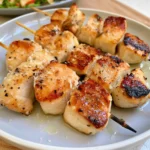 garlic parmesan chicken skewers
