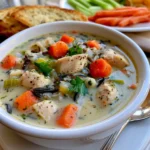 healthy chicken wild rice soup