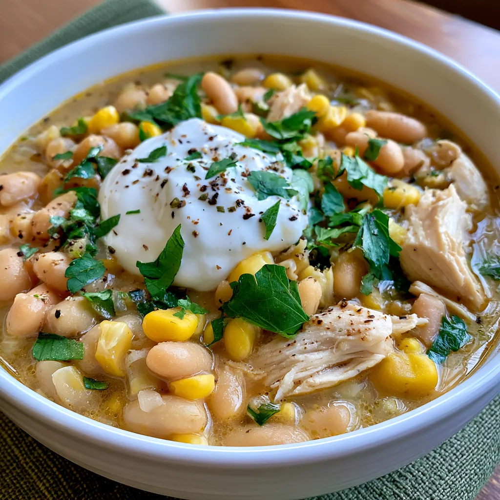 healthy white chicken chili