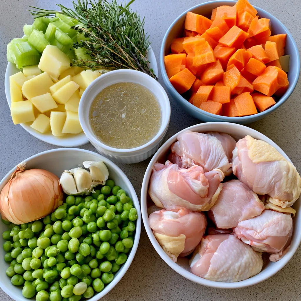 hearty chicken veggie soup (cozy one-pot dinner)
