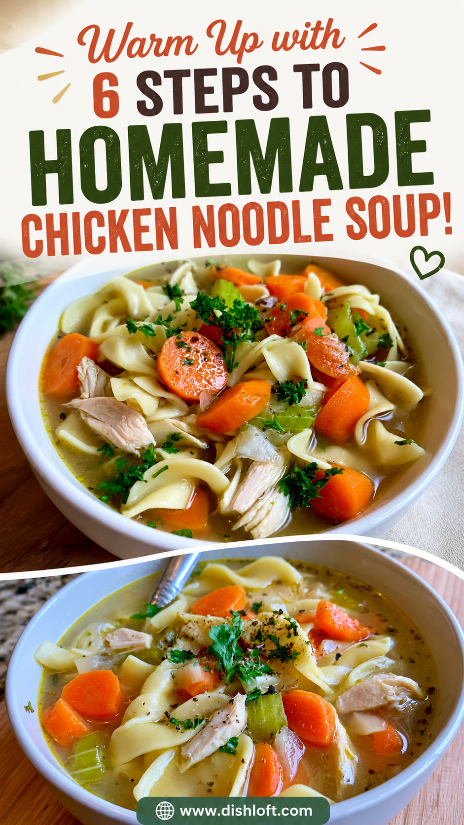homemade chicken noodle soup