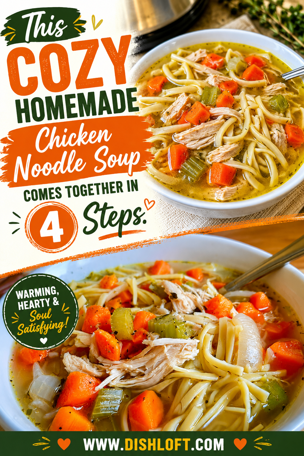 homemade chicken noodle soup