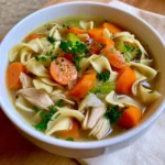 homemade chicken noodle soup