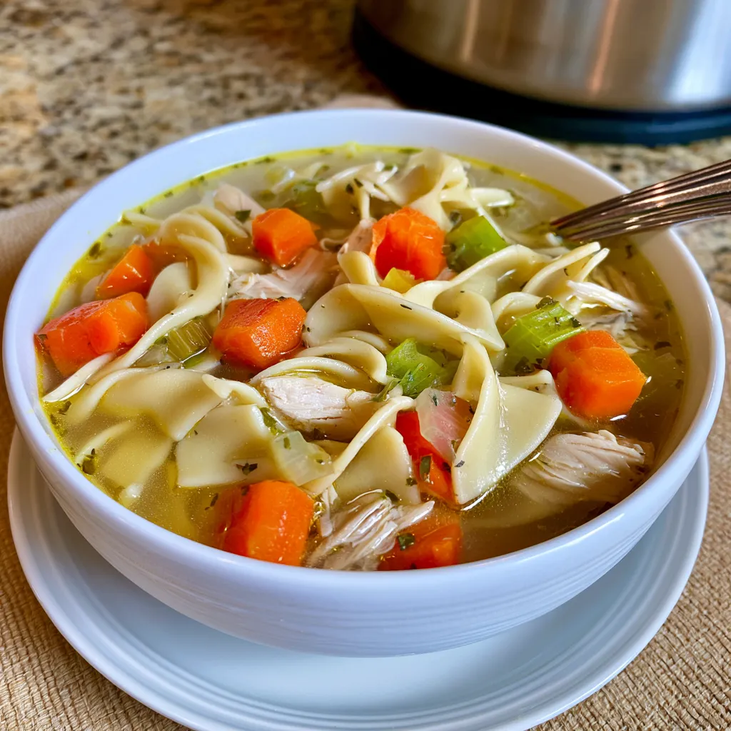 homemade chicken noodle soup