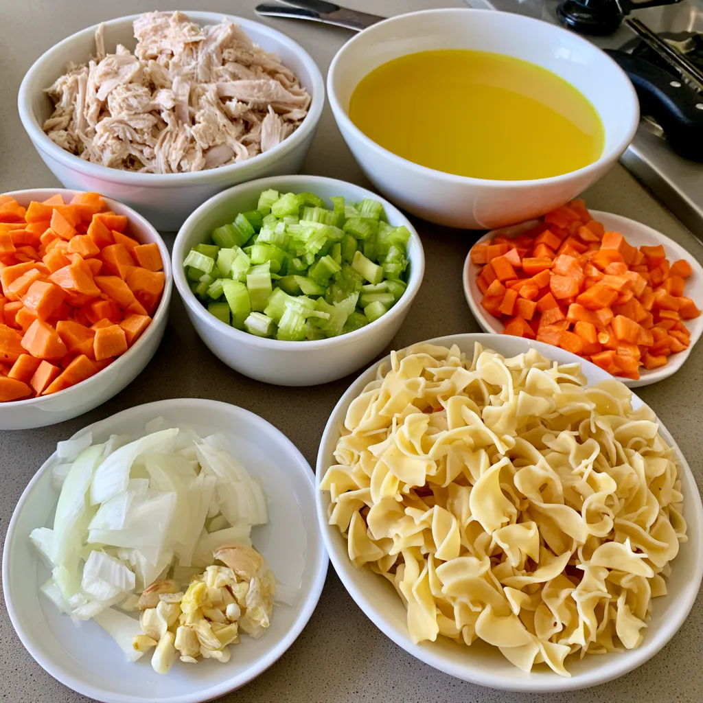 homemade chicken noodle soup