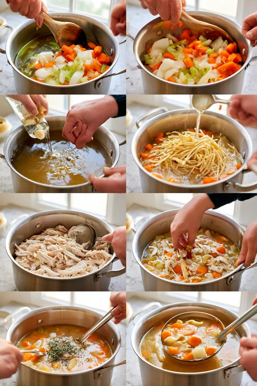 homemade chicken noodle soup