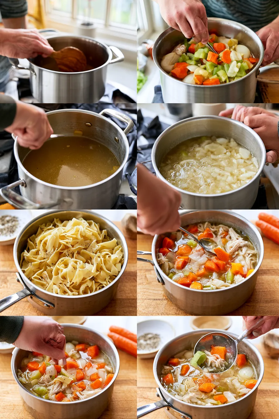 homemade chicken noodle soup