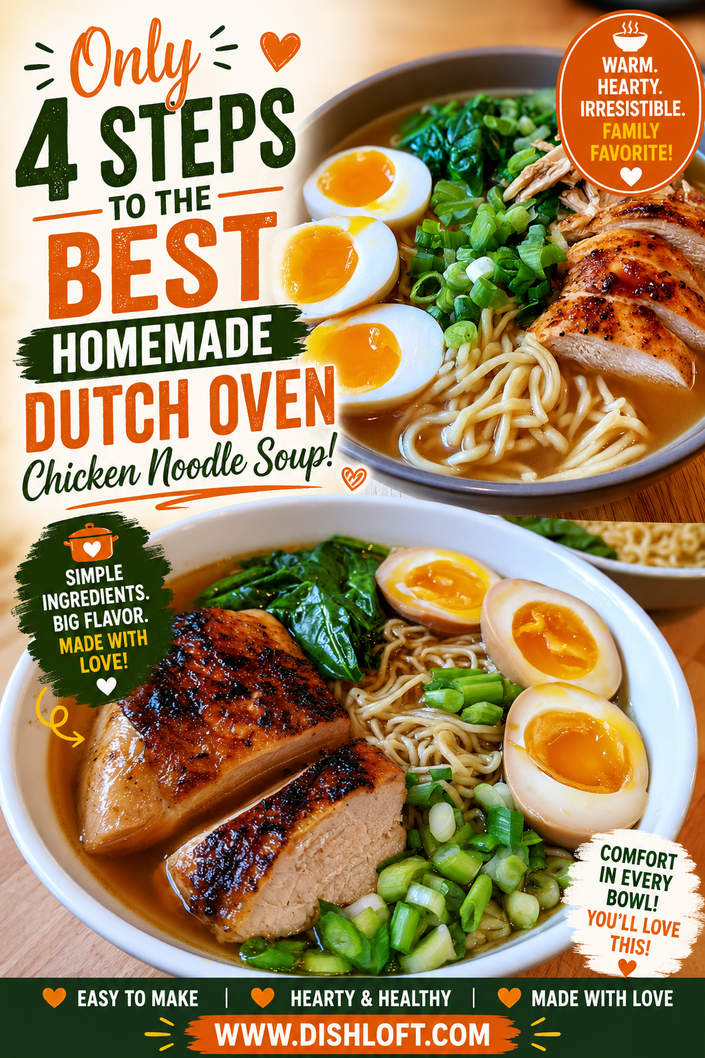 homemade chicken ramen