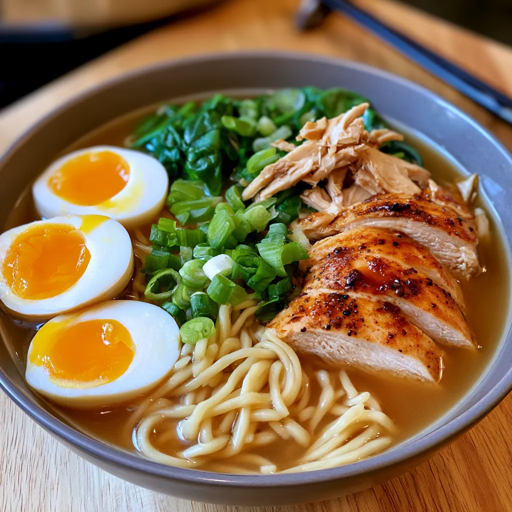homemade chicken ramen