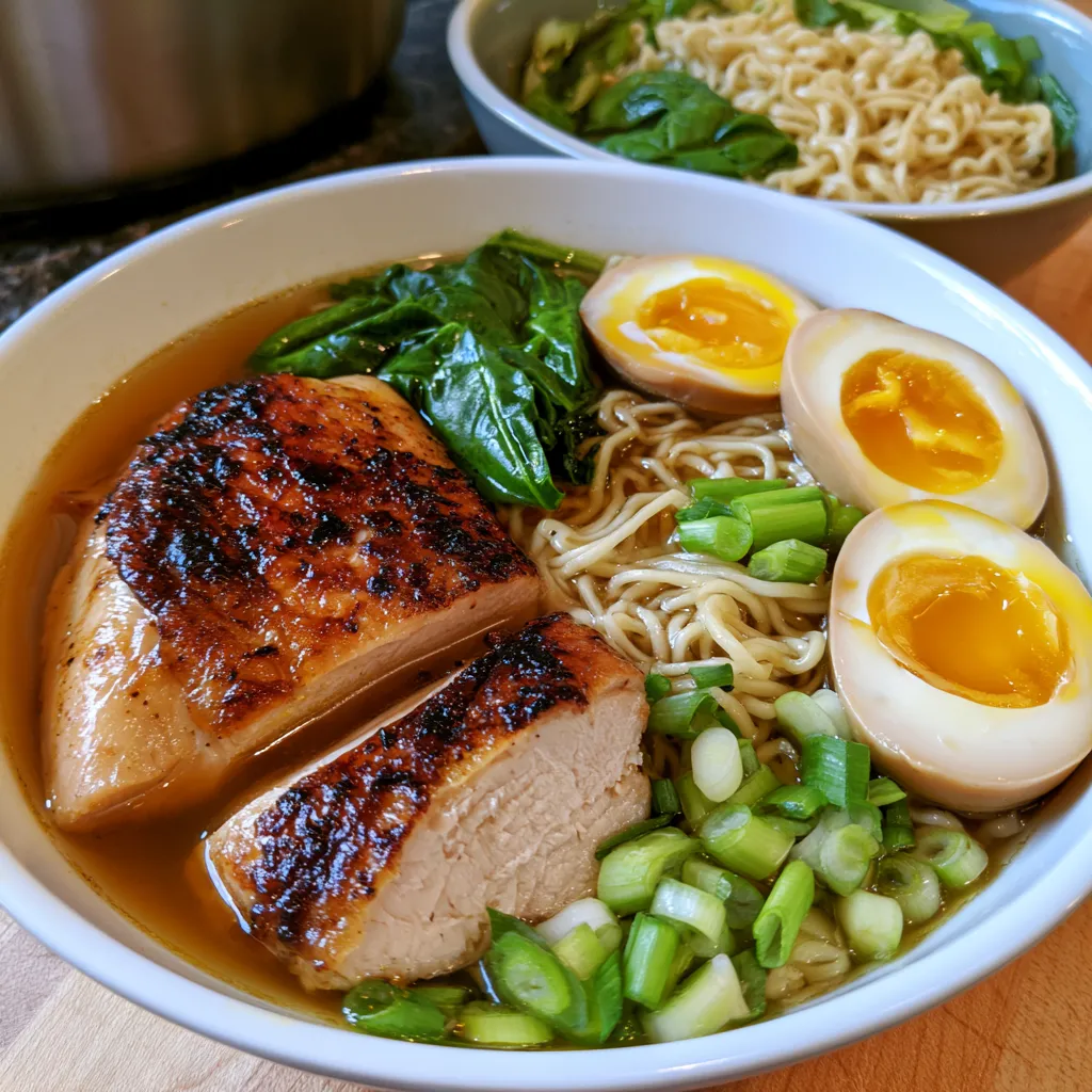 homemade chicken ramen