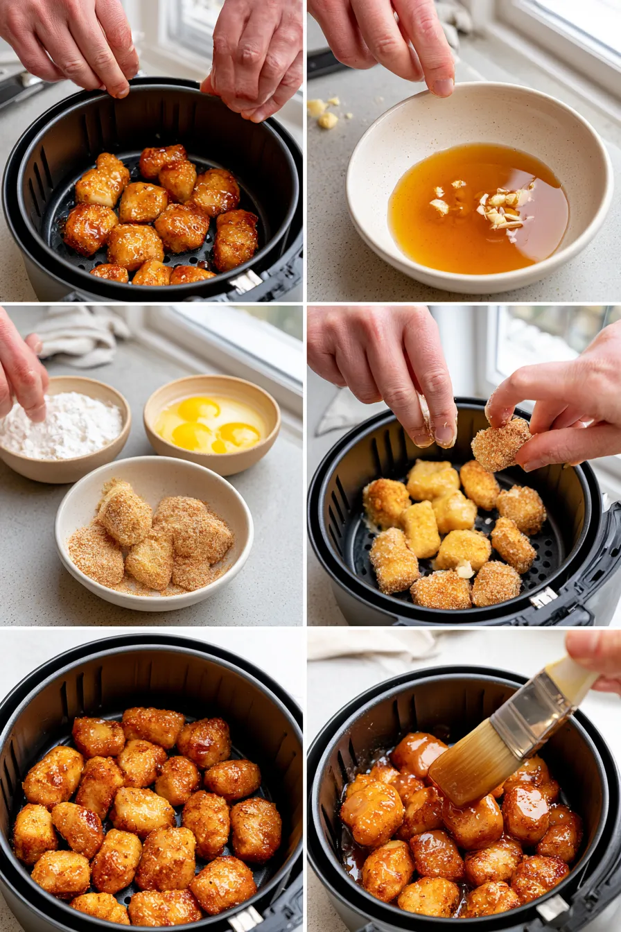 honey garlic chicken bites