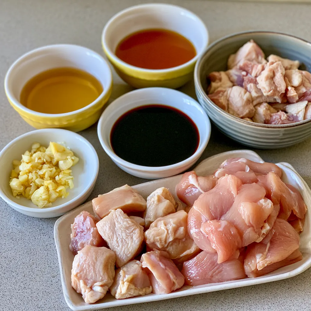 honey garlic chicken skewers