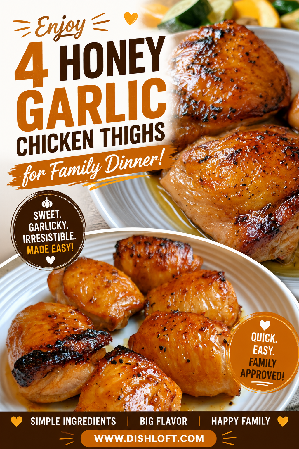 honey garlic chicken thighs