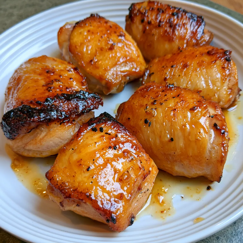 honey garlic chicken thighs