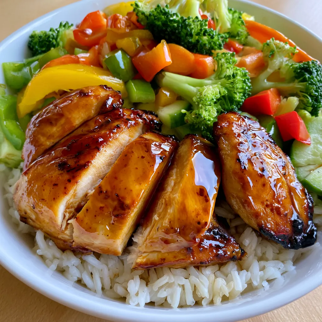 hot honey chicken bowl