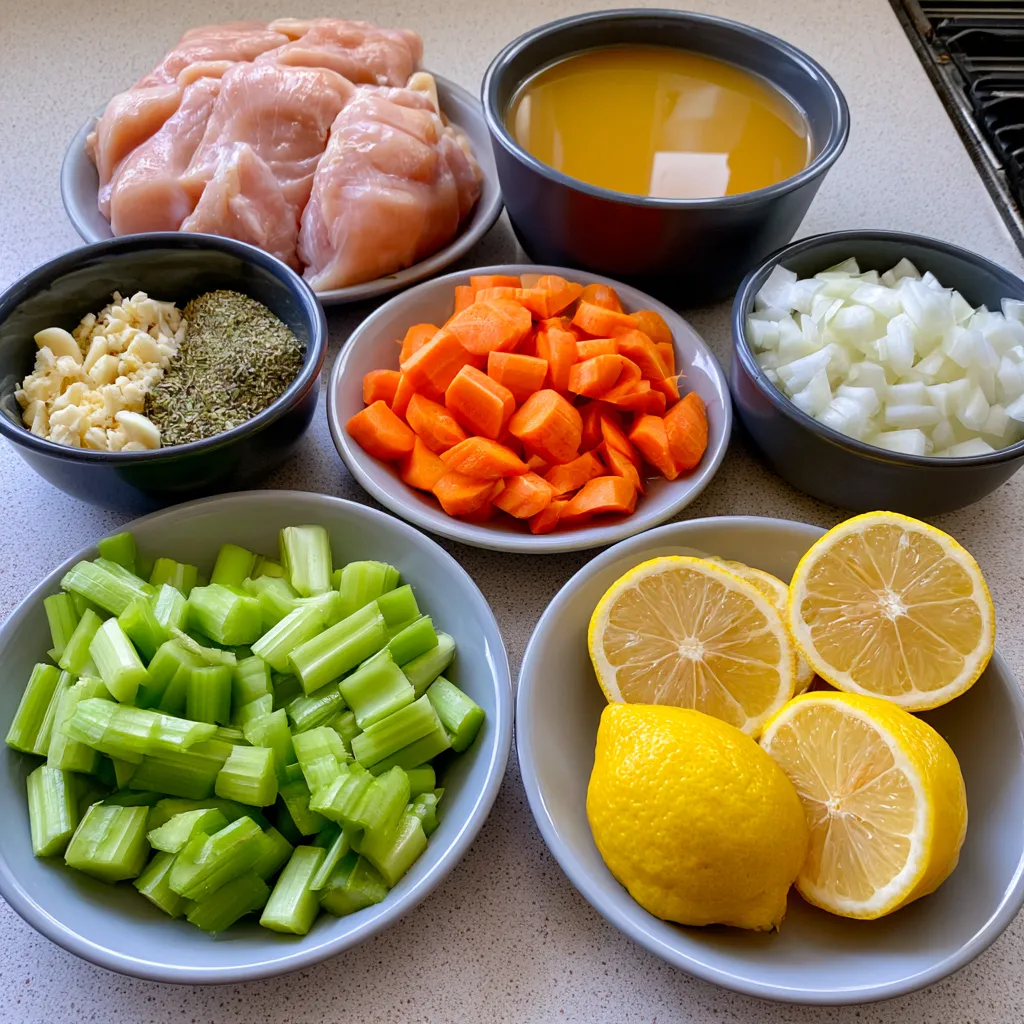 instant pot healthy lemon chicken soup