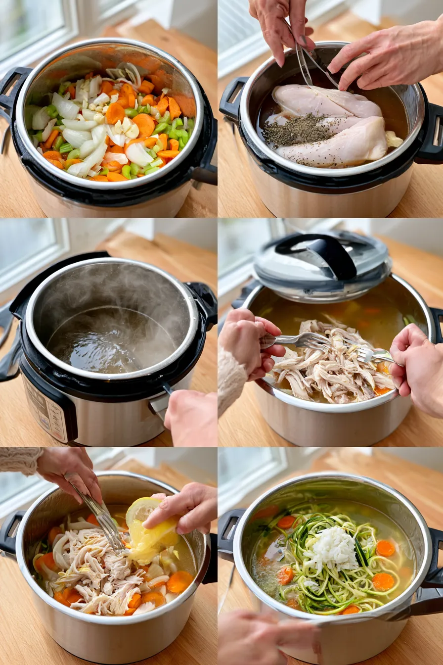 instant pot healthy lemon chicken soup
