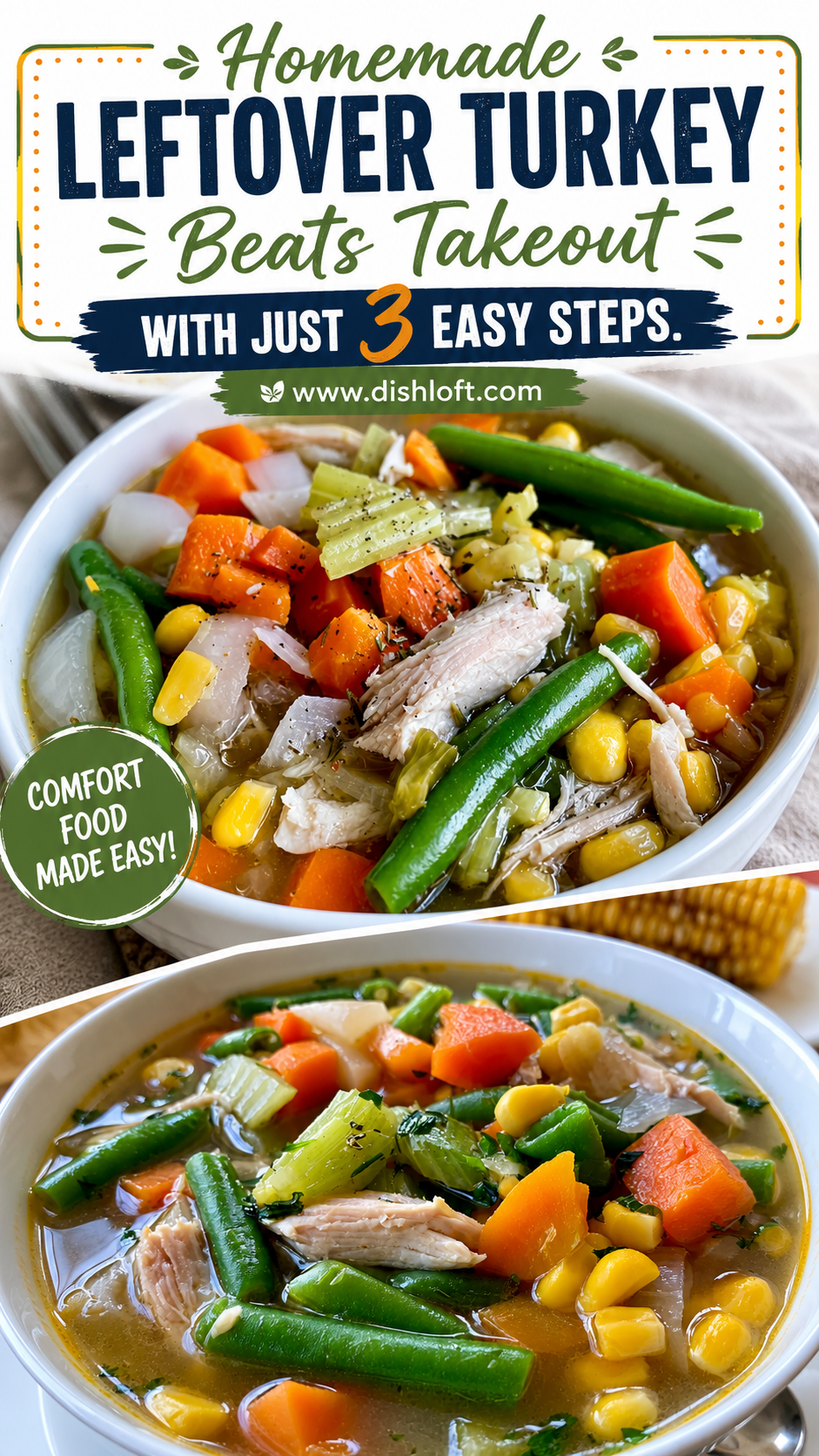 leftover turkey soup