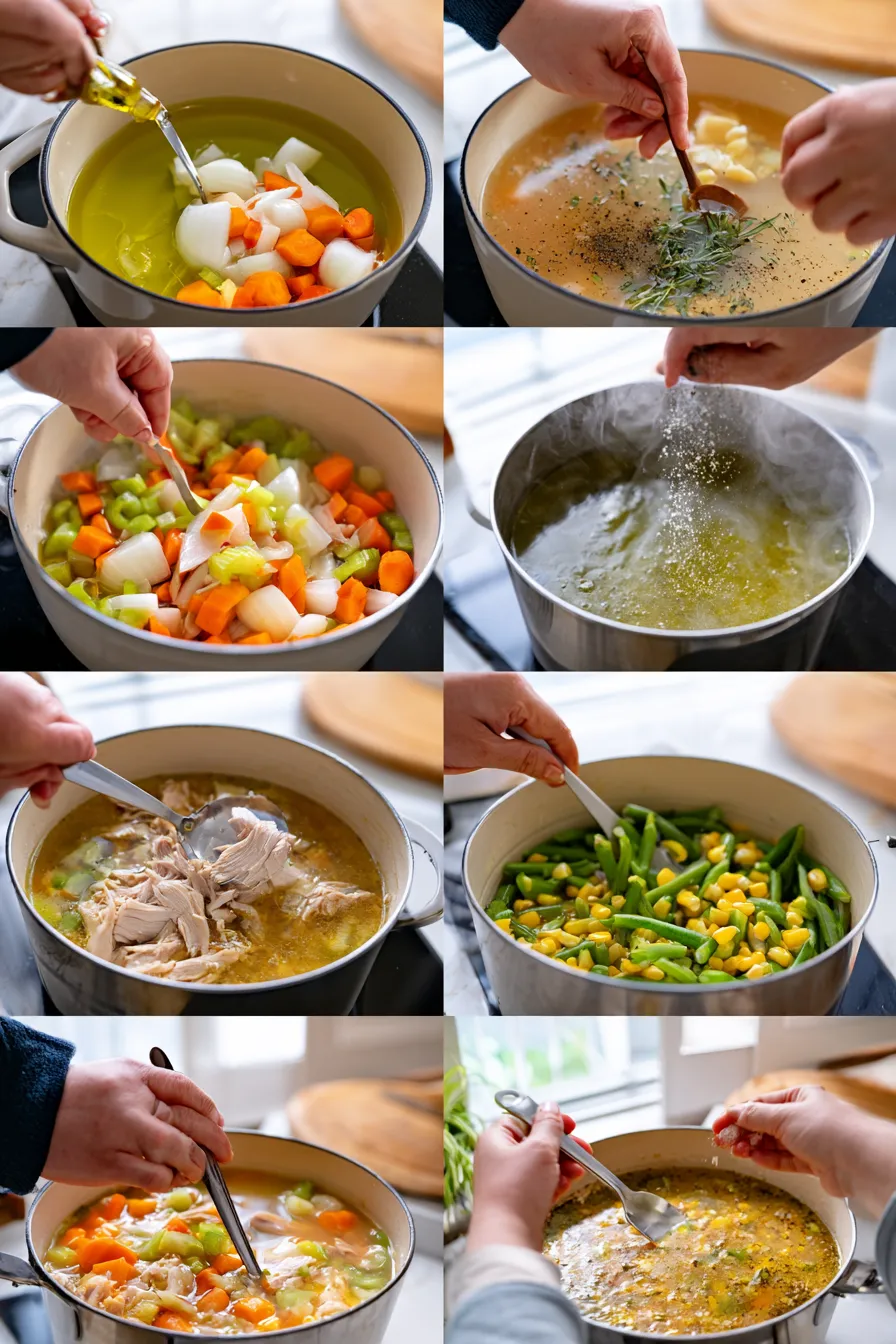 leftover turkey soup