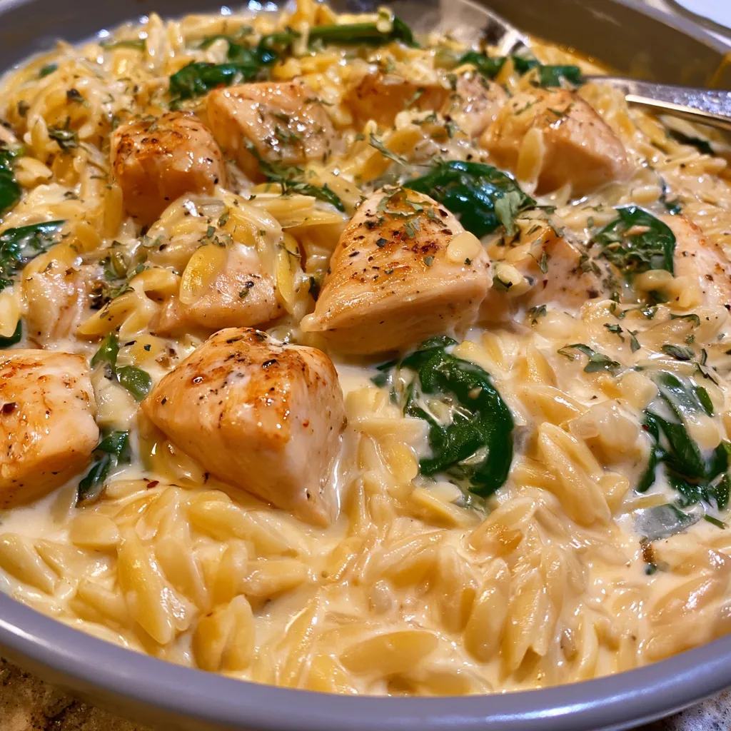 marry me chicken orzo