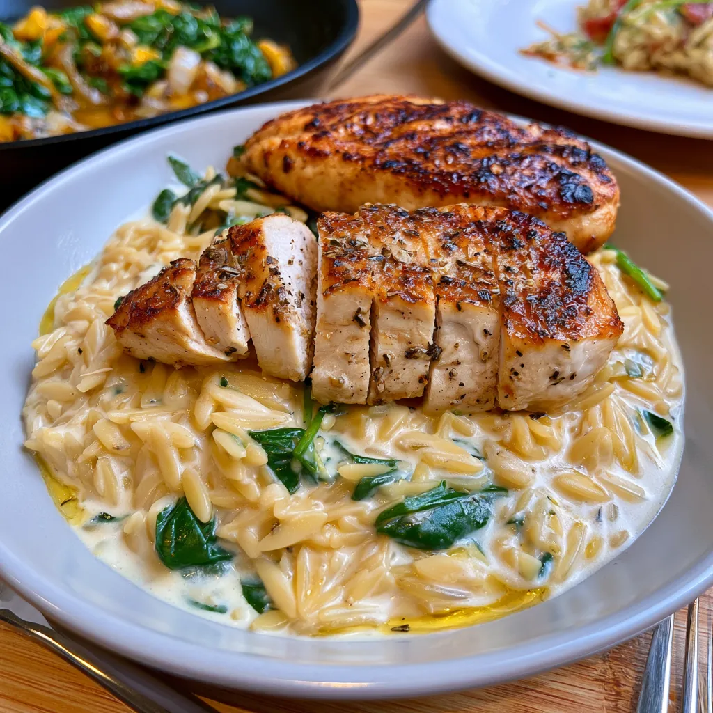 marry me chicken orzo