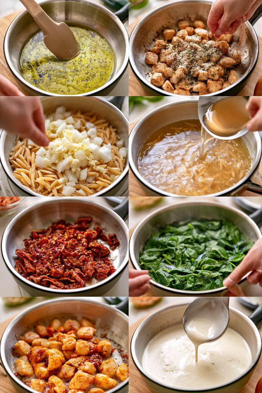 marry me chicken orzo