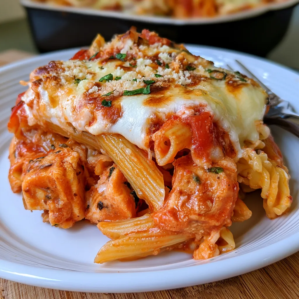 marry me chicken pasta bake
